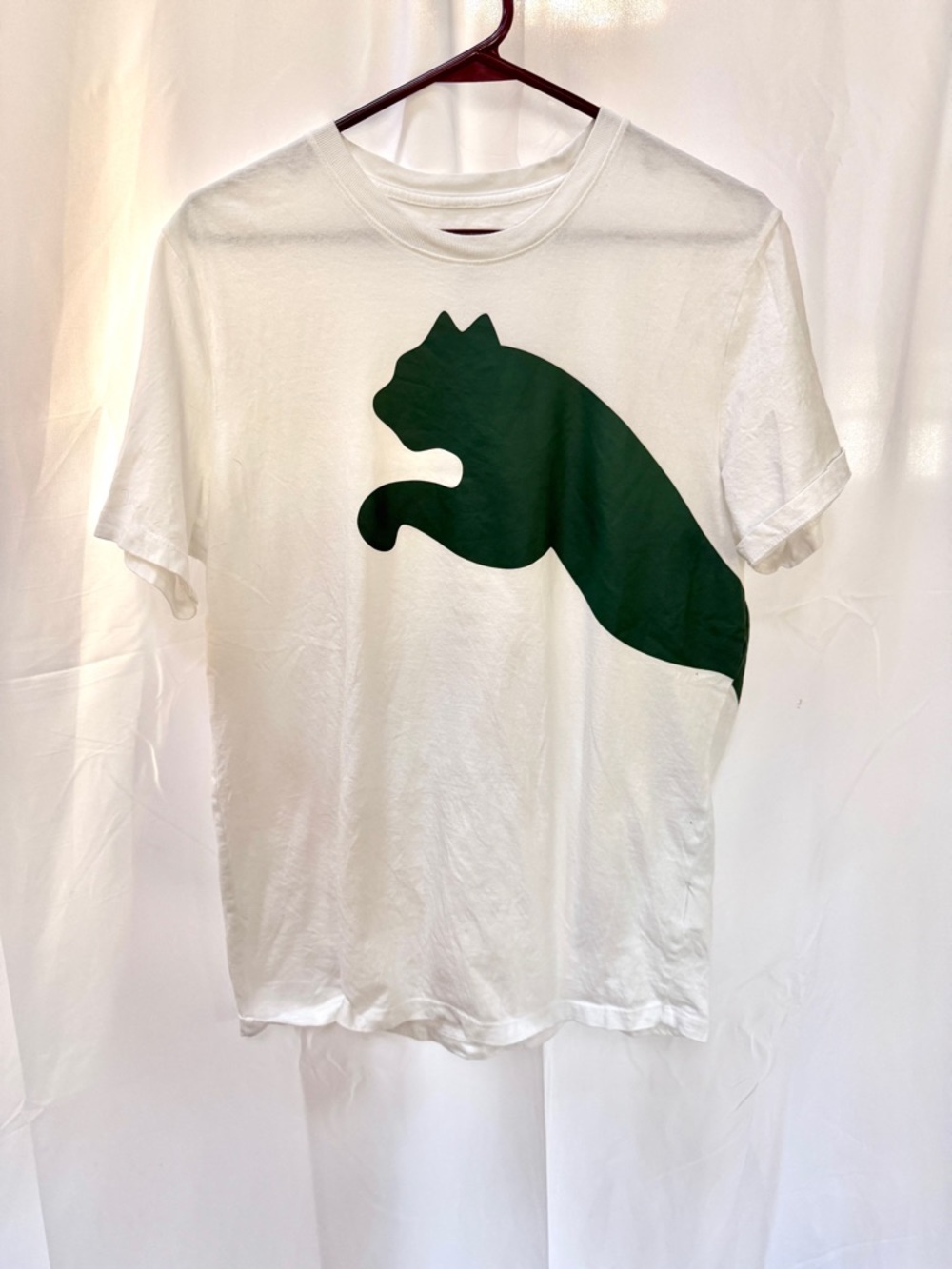 Puma Graphic T-Shirt, Oversize Logo, Men’s Size M